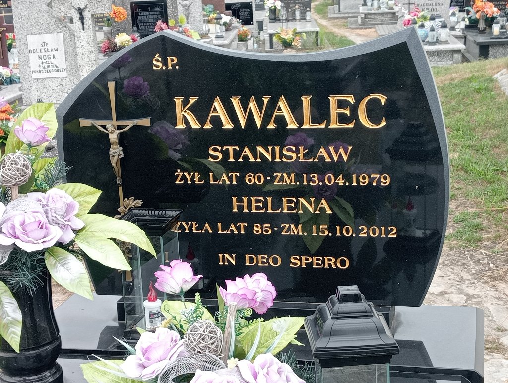 Grób Helena Kawalec