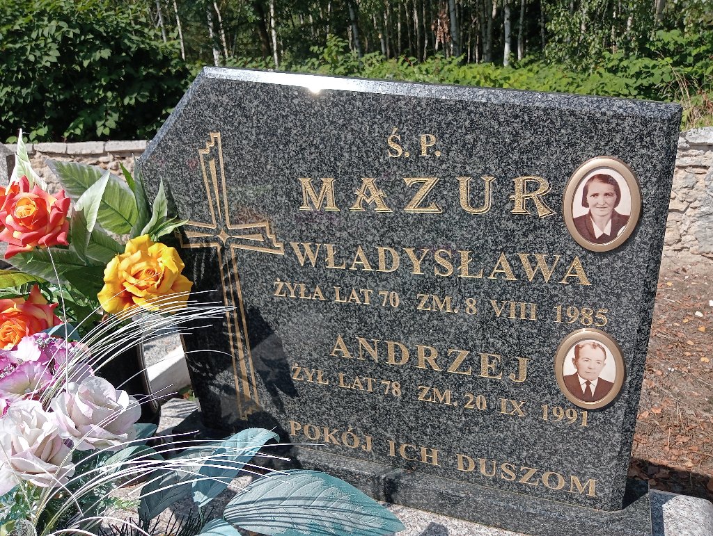 Grób Andrzej Mazur
